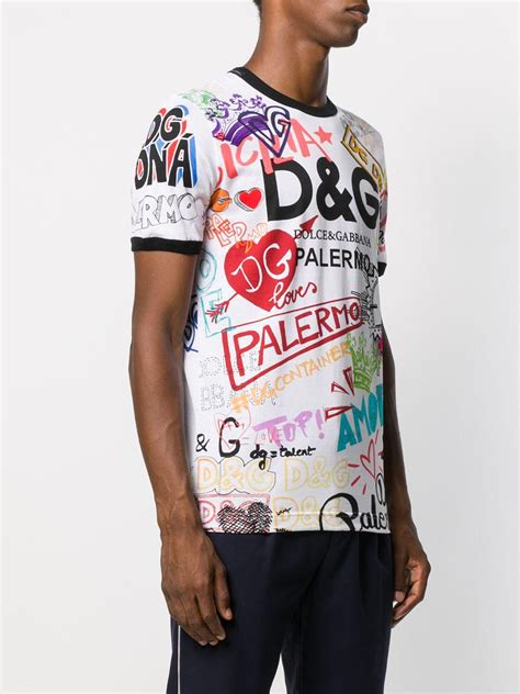 dolce gabbana mens tshirt|dolce and gabbana graphic tees.